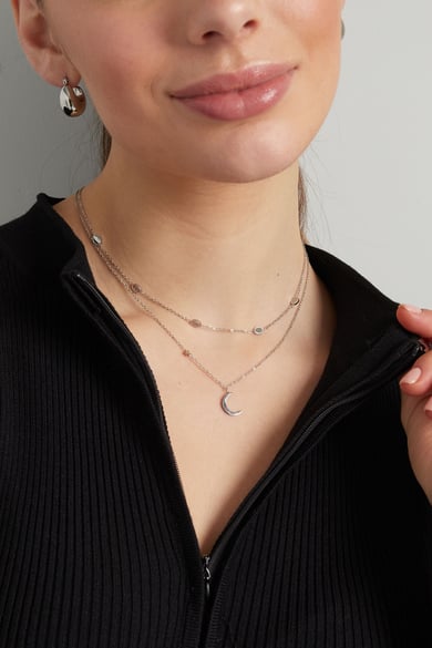 necklace moon with star h5 Picture4
